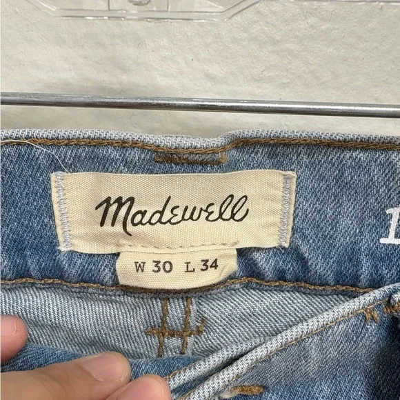 Madewell Men's 1991 Straight Jeans in Light Wash Blue Size 30x34 Casual,Preppy - Picture 7 of 13